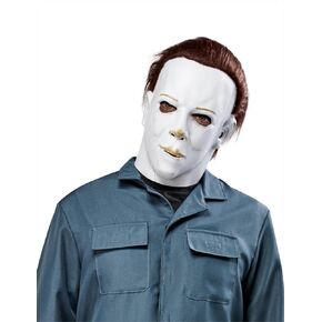 Rubies Men's Halloween II Michael Myers Overhead Latex Mask, One Size for Themed Parties and Halloween