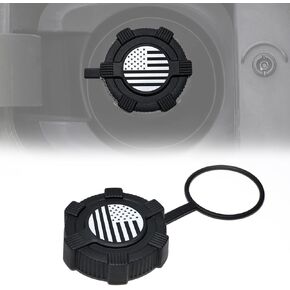 Premium Heat-Resistant Gas Cap Cover Compatible with 2021-2025 Bronco/GMC/Chevrolet/Buick/Cadillac – Dustproof & Anti-Spill Design (Black)
