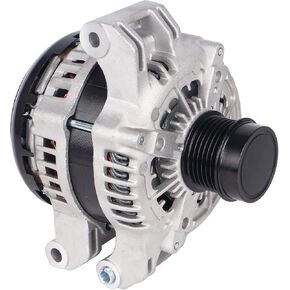 Autoround Alternator Fit for 2013-2015 Ram 1500, 2011-2023 Jeep Grand Cherokee, Dodge Charger/Challenger/Durango, Chrysler 300, 3.6L V6, 12V 180A CW 6-Groove Pulley, Replace# 11598N 4801778AF