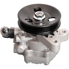21-5267 Power Steering Pump with Pulley fit for Honda Civic L4 1.7L 2001 2002 2003 2004 2005, fit for Acura EL L4 1.7L 2001-2005, Replace 215267 56110PLA013 56110PLA023 Power Assist Pump