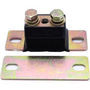 1 Set SHLPDFM Black Polyurethane Transmission Cushion Mount Fits for GM TH350 Chevy Turbo TH400 700R4 Transmissions Rear Mount Hardware Included