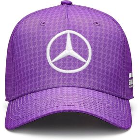 Mercedes AMG Petronas Formula One Team - Kids 2023 Lewis Hamilton Driver Hat - Purple - Size: One size