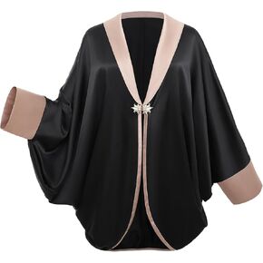 Coucoland Shawl Wraps for Women Satin Silk Shawl Loose Soft Wraps for Evening Dresses Wedding Party
