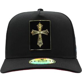 Hats FT105 Cruz Hat - القبعات الدينية المتميزة للرجال ، قبعة البيسبول السوداء للرجال والنساء ، Gorra Para Hombre - حجم قابلاً