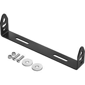 Black Universal License Plate Mounted Turn Signal Relocation kit Bracket Compatible with Harley Fat Boy FLFBS 114 2018-2024, Road King Special FLHRXS 2017-2023, See Fitment