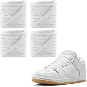 UAMGLSOB 2 أزواج من أربطة الحذاء البيضاوي لأحذية Nike Dunk SB Retro ، 5/16 "(8 مم)