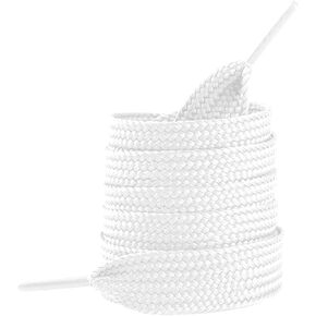 CHZM501 2 Pairs 2CM Fat Wide Jumbo Thick Flat Campus ShoeLaces for Sneakers,3/4" Fat Wide Shoe laces for Sneakers in Kuwait