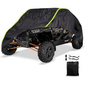 4-6 Seaters RZR UTV Covers Waterproof Outdoor,Heavy Duty Fadeless Oxford Cloth,Windproof All Weather Side by Side Covers Accessories for Polaris RZR Can-Am Yamaha Honda,157Lx59Wx71H Inches