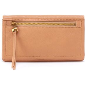 HOBO Lumen Continental Bifold Leather Wallet for Women, Snap Closure