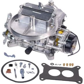 2BBL 350CFM 0-80350 RECBURETOR ELECTRY CARBURETOR لـ HOLLEY 0-80350 CARBURETOR (Performance 350CFM Street Avenger) متوافق مع GMC CJ5 CJ7 F100 (0-80350)
