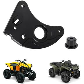 ATV Shift Arm Plate Base Shifter Bracket CNC for Can-Am Renegade Outlander 500 450 570 650 800 850 1000 1000R Gen 2 Black, OEM 707000971 707002439