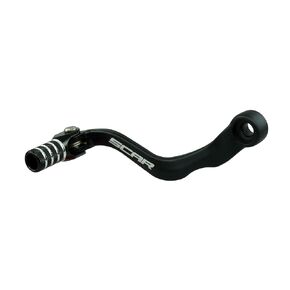 SCAR Folding Gear Shift Lever Shifter Pedal Forged Compatible with KTM SX 65 65SX 09-25 Husqvarna TC 65 17-25 GASGAS MC 65 21-25 – Black