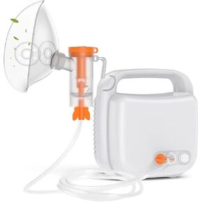 Portable Nebulizer Machine for Adults and Kids, 09 Jet Nebulizer Steam Inhaler with Tubing Mask Kits for Home Use