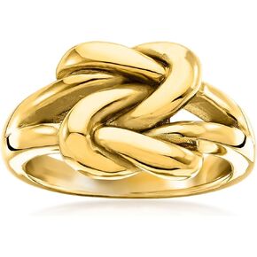 Ross-Simons 14kt Yellow Gold Double Love Knot Ring