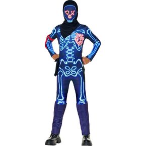 Inspirit Designs Fortnite Youth Party Trooper Costume | مرخص رسميا | ملابس الهالوين للبنين والبنات | فورتنايت