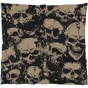 QsirBC Square Silk Scarf Summer Head Scarf Hair Scarf for Women for Travel Yoga