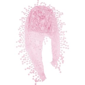 Triangle Lace Scarf for Women Mantilla Veil Tulle Lace Headscarf Lightweight Fashion