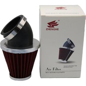 48mm 49mm 50mm High Performance Motorcycle Air Filter Breather for Custom Assembly Honda Yamaha Suzuki Kawasaki ATV SSR TTR Dirt Bike Pit Mini GY6 AJS Scooter Moped Racing