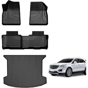 2025 XT6 CARGO LINER & BACKREST MATS TRUNK TRUNK FOR CADILLAC XT6 2020-2025 TPE جميعها