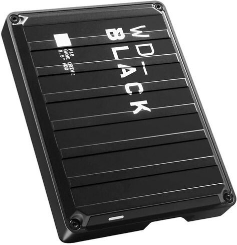 محرك ألعاب WD_Black سعة 6 تيرابايت P10، محرك أقراص ثابتة خارجي محمول، يعمل مع بلاي ستيشن وإكس بوكس ​​والكمبيوتر الشخصي - WDBZ7D0060BBK-WESN in Kuwait
