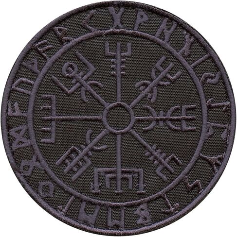 بوصلة تكتيكية من الزيتون Drab Vegvisir Viking OD Green Norse Rune Morale التكتيكية in Saudi Arabia