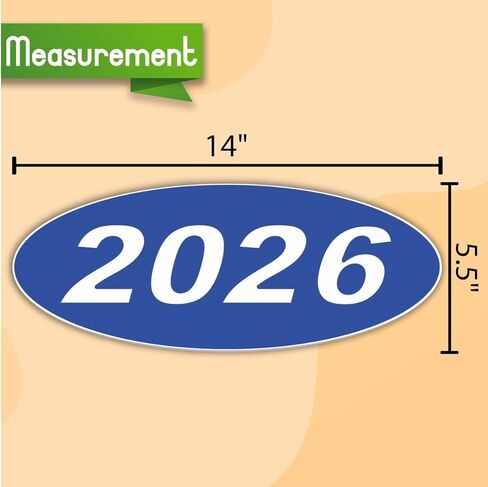 ملصقات نافذة Versa Tag 2023 بيضاوية الشكل لنوافذ تاجر السيارات مصنوعة بفخر في الولايات المتحدة الأمريكية، ملصقات Versa البيضاوية للزجاج الأمامي لعام 2023 باللون الأصفر والأحمر تأتي من اثني عشر (12) في العبوة in Kuwait