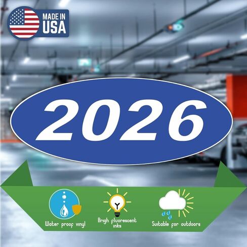 ملصقات نافذة Versa Tag 2023 بيضاوية الشكل لنوافذ تاجر السيارات مصنوعة بفخر في الولايات المتحدة الأمريكية، ملصقات Versa البيضاوية للزجاج الأمامي لعام 2023 باللون الأصفر والأحمر تأتي من اثني عشر (12) في العبوة in Kuwait