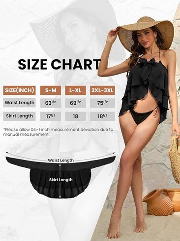 QIANXIZHAN Women's Sarong Wraps Swim Skirts, Swimsuit Cover up Beach Skirts Bathing Suit in Saudi Arabia