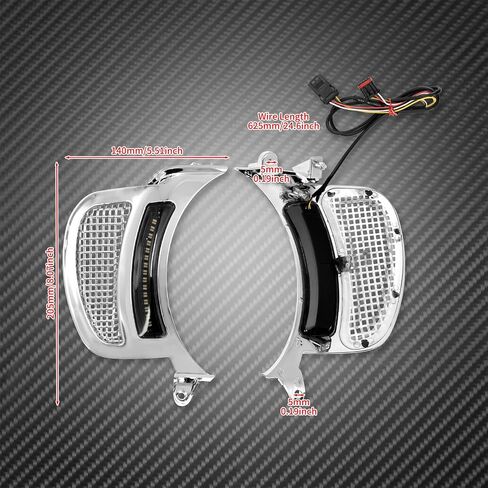 لهجات تنفيس المصباح الأمامي لدراجة نارية LED LED LID LIGHT LIGH in Kuwait