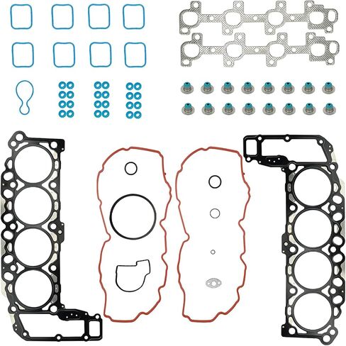 4.7L MLS Cylinder Head Gasket مجموعة Dodge RAM 1500 Durango Dakota 2004-2007 ؛ لكرايسلر أسبن 2007 ؛ لقائد Jeep Mitsubishi Raider 2006-2007 ، Grand Cherokee 2004-2007 SOHC 16V HGS1101 in Kuwait