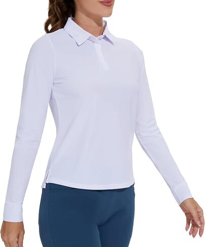 M MOTEEPI Womens Golf Shirt Polo Tennis Tops with 3-Button in Saudi Arabia