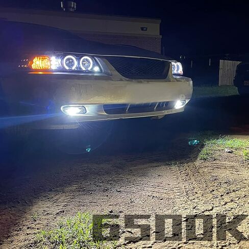 LED Projector Fog Lights Compatible with 1999-2002 GMC Sierra 2000-2006 GMC Yukon/Yukon XL Pickup Truck DOT Approved-Clear Lens in Kuwait