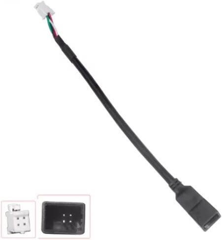 ما بعد البيع أندرويد راديو السيارة ستيريو 4 دبوس كابل USB الأصلي محول ذكر إلى USB موصل التوصيل الحبل متوافق لسوبارو Outback سوزوكي فيتارا SX4 in Kuwait