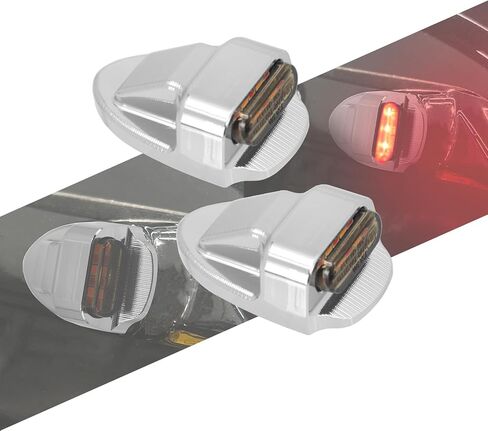 Motorcycle LED Turn Signal Light Tail Light Rear Indicator Lights Mini Fit for Harley Sportster Nightster 975 2021-2023 Black, HCUSLA021201 in Kuwait