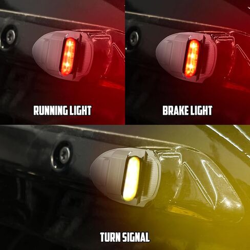 Motorcycle LED Turn Signal Light Tail Light Rear Indicator Lights Mini Fit for Harley Sportster Nightster 975 2021-2023 Black, HCUSLA021201 in Kuwait