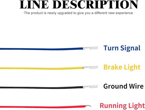 Motorcycle LED Turn Signal Light Tail Light Rear Indicator Lights Mini Fit for Harley Sportster Nightster 975 2021-2023 Black, HCUSLA021201 in Kuwait