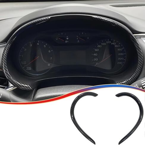 Dash Board Trim, for Chevrolet Malibu 2016 2017 2018 2019 2020 2021 2022 2023 2024 - ABS Carbon Fiber Grain Sport Interior Trim Full Set Accessories in Saudi Arabia