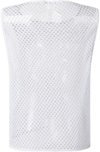 JOCKMAIL Men's Mesh Tank Top Men's Mesh Fitted Sleeveless Muscle Vest Hollow Out Tank Top in Saudi Arabia