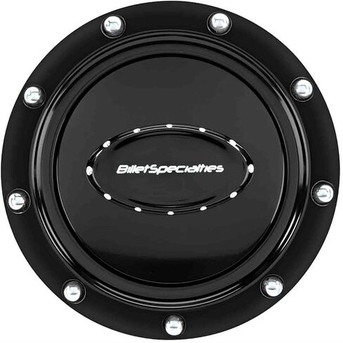 Billet Specialties 32719 Anodized Riveted Horn Button, Black in Saudi Arabia