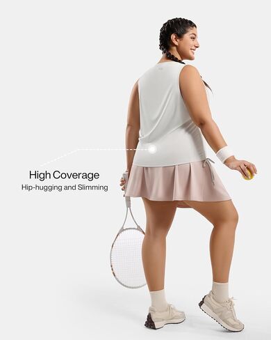 Plus Size Tank Tops for Women Drawstring Sleeveless Quick Drying Tennis Shirts Loose Fit Running Golf Pickleball Outfits in Kuwait