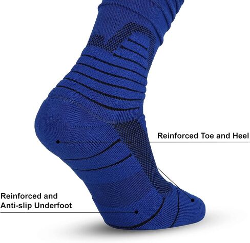 Scrunch Football Socks 2 Pack, Extra Long Padded Athletic Socks for Men & Women in Saudi Arabia