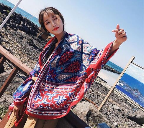 Beach Shawl &Wrap for Women Summer Scarfs Cotton&Linen Boho Sunscreen Tassel Fashion Scarves 70.8 "x35.4/180x90CM in Kuwait