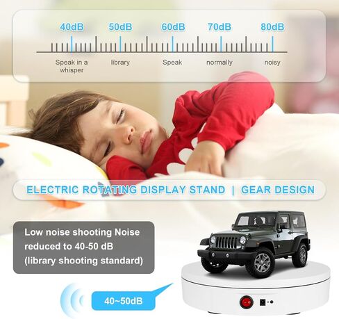 حامل شاشة الدوران الآلي ، منصة الدوران التحكم عن بُعد ، 360 درجة كتم 330 رطلاً. in Kuwait