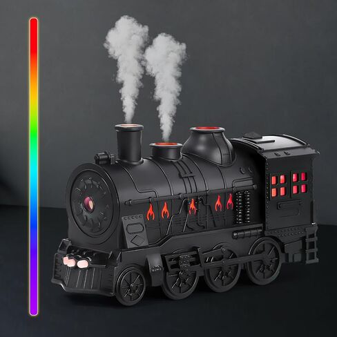 Train Diffusers for Essential Oils,300ml Magic Train Diffuser, Large Room Remote Control Aromatherapy Diffuser, Ultrasonic Cool Mist Humidifier Auto Off for Office Bedroom in Kuwait