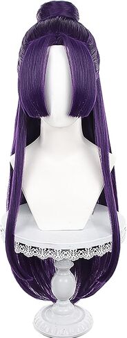 XiongXiongLe Jinshi Wig Cosplay The Apothecary Diaries Cosplay ジンシ Wig Women Costumes Dark Purple Long Hair Wigs for Adult Women Cos Party Christmas Halloween Comic(マオマオ) in Saudi Arabia