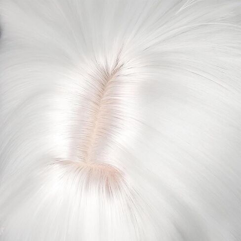 XiongXiongLe Mualani Long Silver White Blue Wig for Women Cosplay GenshinImpact Natlan Mualani Costumes Hair Wig + Wig Cap for Adult Cos Anime Game Party Halloween Christmas(Mualani) in Kuwait