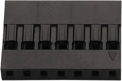 50Pcs 2.54mm 1x8P Dupont Connector Housing Female for Dupont Cable and Jumper Wire in Saudi Arabia
