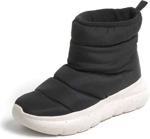 Dearfoams Men's Texoma Regrind Slip-in Boot-Comfortable, Puffy Nylon, Fleece Lining, Energy Return Mid Calf in Kuwait