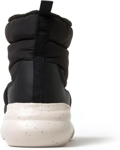 Dearfoams Men's Texoma Regrind Slip-in Boot-Comfortable, Puffy Nylon, Fleece Lining, Energy Return Mid Calf in Kuwait