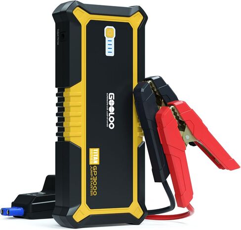 GOOLOO GP3000 3000A قفزة قفزة ، بداية بطارية بطارية 12 فولت لما يصل إلى 9.0 لتر محركات الغاز و 7.0L ديزل ، Supersafe Lithium Jump Box Buoster Pack in Saudi Arabia